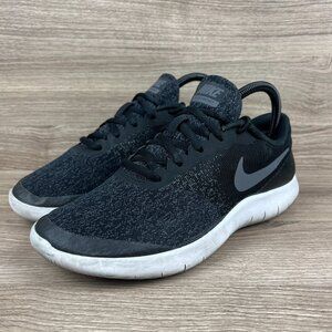 Nike Flex Contact Men's Black Gray & White Sports Running Shoe